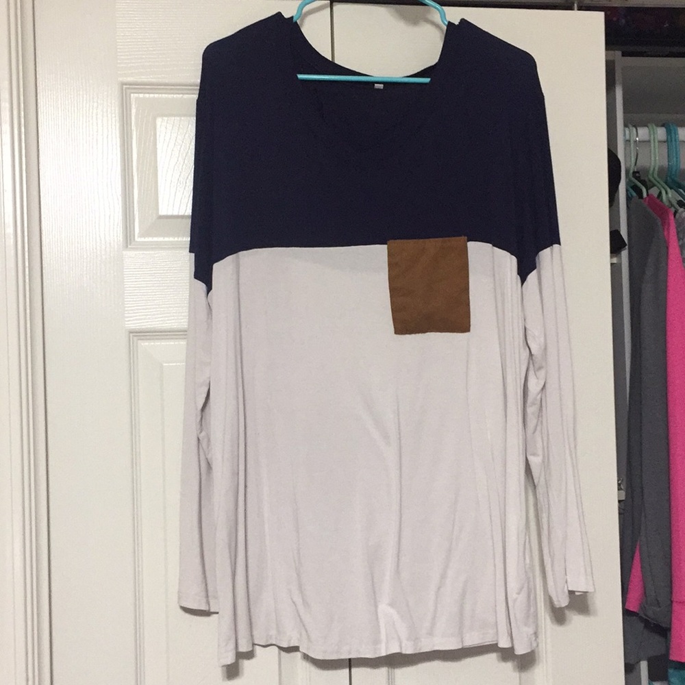 v-neck tee! size 2X